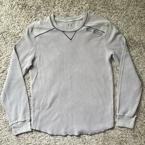 Armani Exchange Men's Long-Sleeve Waffle T-Shirt Size S
